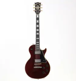 USED GIBSON LES PAUL CUSTOM WINE RED 1988 4.78KG SERIAL NUMBER: 81068538 GUITAR
