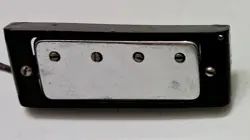 VINTAGE 1960'S GIBSON EB BASS GUITAR BRIDGE PICKUP PATENT STICKER MOUNTING RING
