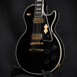 EPIPHONE INSPIRED BY GIBSON CUSTOM LES PAUL CUSTOM EBONY #GGE47