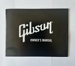 2018 GIBSON GUITAR OWNERS MANUAL LES PAUL SG ES 175 335 FLYING V EXPLORER