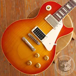 GIBSON CUSTOM SHOP 1958 LES PAUL STANDARD REISSUE WASHED CHERRY SUNBURST 2004