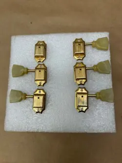 1960'S 70'S GIBSON DELUXE KLUSON GOLD TUNING PEGS