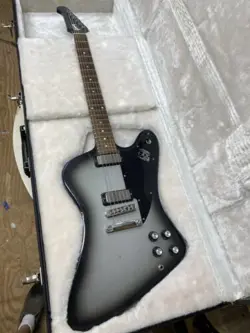 GIBSON FIREBIRD STUDIO '70S TRIBUTE 2012 - SATIN SILVERBURST