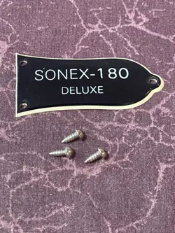 1981 GIBSON SONEX-180 DELUXE TRUSS ROD COVER