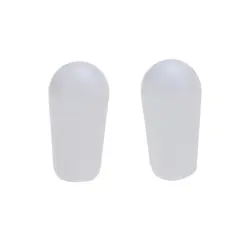 (2) WHITE SWITCH TIPS FOR USA GIBSON LES PAUL/ES/SG GUITAR