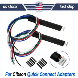 2X FOR GIBSON QUICK CONNECT ADAPTERS CONTROL BOARD PCB PICKUP WIRE CONNECTOR US