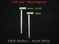 2 PC TRUSS ROD WRENCH SET, POSSIBLE FIT FOR PRS IBANEZ GIBSON 7MM 8MM (5/16