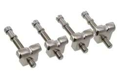 NEW - BASS BRIDGE SADDLES FOR GIBSON TUNEMATIC - NICKEL
