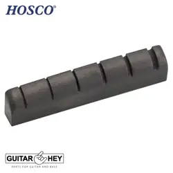 NEW HOSCO BLACK BONE NUT FOR GIBSON STYLE PRE-SLOTTED AND SHAPED 43.4MM 1-45/64