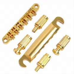 TUNE-O-MATIC BRIDGE TAILPIECE STOP BAR FOR EPIPHONE LP GIBSON SG GUITAR GOLD R