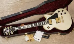 GIBSON CUSTOM SHOP 1957 LES PAUL CUSTOM REISSUE 2PU TV WHITE GOLD HARDWARE 2004