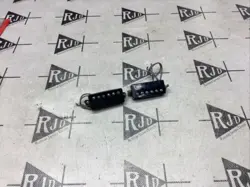 70’S GIBSON USA SG DELUXE GUITAR MINI HUMBUCKER PICKUP SET PAT NUMBER PLASTIC