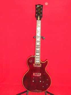 GIBSON 1976 WINE RED LES PAUL DELUXE BODY & NECK
