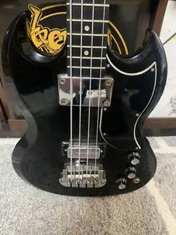 FINAL RARE EBONY FINGERBOARD GIBSON SG BASS