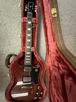 GIBSON USA SG '61 REISSUE, 2022, CHERRY RED, WITH OHSC
