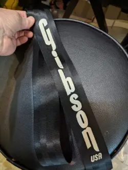 VINTAGE GIBSON ORIGINAL LOGO ACE STYLE GUITAR STRAP