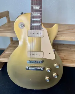 GIBSON LES PAUL 50'S TRIBUTE GOLD TOP GUITAR - 2010