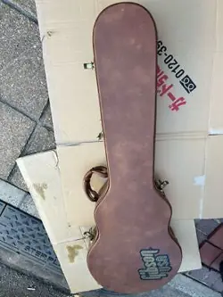 HARD CASE FOR ELECTRIC GUITAR GIBSON USA LES PAUL BROWN