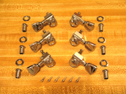 GIBSON USA GROVER NICKEL TUNERS W/ CROWN KEYS