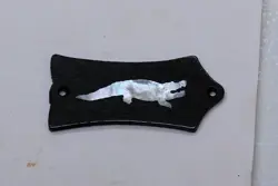 TRUSS ROD COVER WITH ALLIGATOR INLAY WILL FIT GIBSON