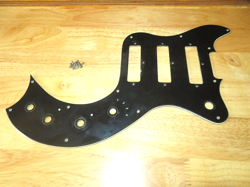 GIBSON 1975 BLACK 3 PLY S 1 PICKGUARD