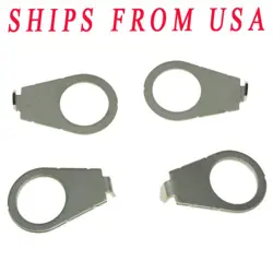 KAISH 4PCS GUITAR KNOBS POINTER PLATE KNOB POSITION INDICATOR 3/8