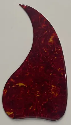 CRYSTAL SELF ADHENSIVE PICKGUARD RED TORTOISE FIT GIBSON J-45 ACOUSTIC GUITARS