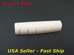 42MM SLOTTED BONE NUT FOR SOME GIBSON EPIPHONE MARTIN ACOUSTIC ELECTRIC GUITAR