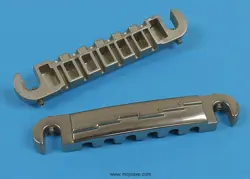 LIGHTNING BOLT WRAPAROUND BRIDGE FOR VINTAGE GIBSON SG LES PAUL JUNIOR, MOJOAXE