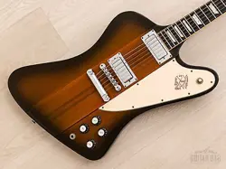 1999 GIBSON FIREBIRD V VINTAGE SUNBURST 100% ORIGINAL W/ CASE & TAGS, YAMANO