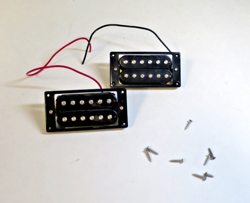 PAIR - GIBSON / EPIPHONE LES PAUL SPECIAL II BRIDGE & NECK PICKUPS W/ HARDWARE