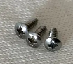 2007 EPIPHONE SG SPECIAL BY GIBSON ELECTRIC GUITAR TRUSS ROD COVER SCREWS
