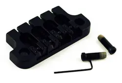 HIPSHOT SUPERTONE 2-POINT REPLACEMENT BRIDGE FOR 4-STRING GIBSON BASS - BLACK