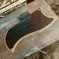 BLACK/CREAM 5 PLY WIDE BEVEL PICKGUARD FOR GIBSON SG FUTURE & 60'S 70'S TRIBUTES