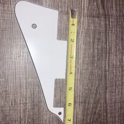 REPLACEMENT GIBSON 3 PLY WHITE LES PAUL ELECTRIC GUITAR PICKGUARD