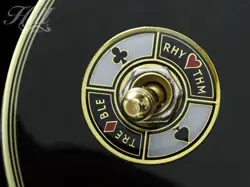 FULL HOUSE TOGGLE SWITCH WASHER RING RHYTHM TREBLE (GOLD).  LES PAUL MORE