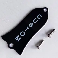 2 PLY BLACK TRUSS ROD COVER PLATE CUSTOM ENGRAVED FOR GIBSON GUITAR PARTS