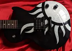 2013 GIBSON SULLY ERNA LES PAUL STUDIO 2013 - EBONY WITH SUN - 8LBS-10OZ