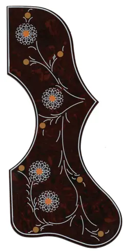 TORTOISE SHELL VINTAGE GUITAR PICKGUARD GIBSON J-200 DESIGN 1939-54