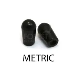 COMPATIBLE GIBSON LES PAUL AND EPIPHONE TOGGLE SWITCH TIP BLACK METRIC, KNOB