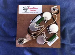 THE BLUES PREWIRED WIRING HARNESS KIT FOR GIBSON EPIPHONE SG PIO TONE CAPS