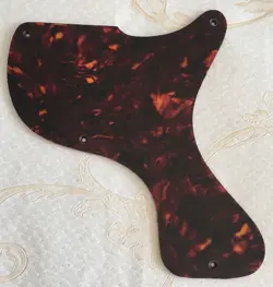 PICK FITS GIBSON LES PAUL JUNIOR 1958 STYLE GUITAR PICKGUARD,BROWN TORTOISE