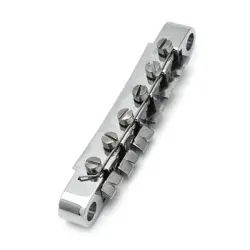 LES PAUL GIBSON TUNE-O-MATIC GUITAR BRIDGE LOCKING SADDLE BRIDGE TAILPIECE SILVE