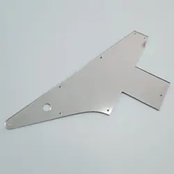 FOR FIT GIBSON 76 EXPLORER RE-ISSUE BLANK STYLE GUITAR PICKGUARD SILVER MIRROR