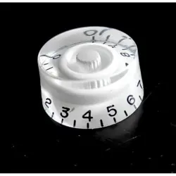 1 KNOB SPEED STYLE GIBSON LP SG PLEXI BACKGROUND WHITE WITHOUT BASS METRIC 18 S