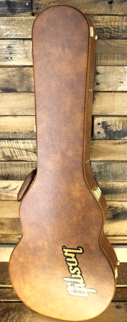 GIBSON USA LES PAUL GUITAR ORIGINAL HARDSHELL BROWN CASE #R7873