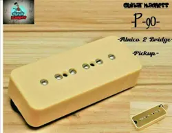 G.M. P-90 SOAP BAR  PICKUP BRIDGE CREAM ALNICO 2 FOR GIBSON, EPIPHONE ®