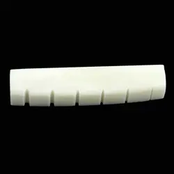 6 STRING GUITAR NUT BONE SLOTTED 43MM FOR GIBSON LES PAUL EPIPHONE OR SIMILAR
