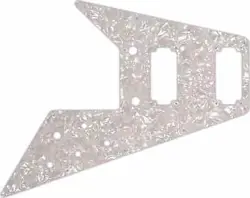 WD CUSTOM PICKGUARD FOR GIBSON 2020 ORIGINAL COLLECTION 70S FLYING V #28 WHIT...