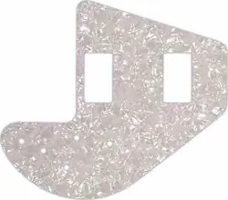 WD CUSTOM PICKGUARD FOR GIBSON 1975-1983 RIPPER BASS #28 WHITE PEARL/WHITE/BL...